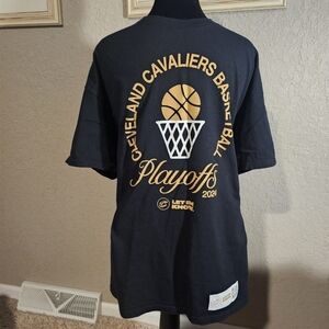 Cleveland Cavaliers Basketball Playoffs‎ 2024 T-Shirt Mens XL Black Gildan NBA